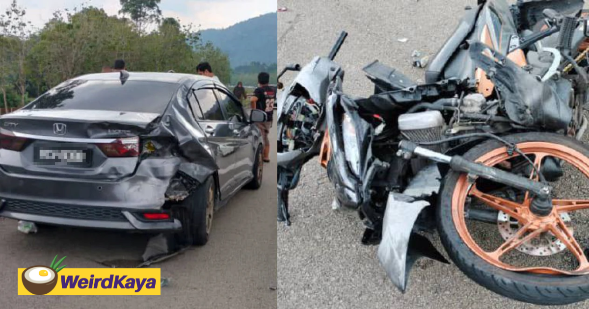 M'sian driver stops at emergency lane to answer phone call, results in fatal crash | weirdkaya