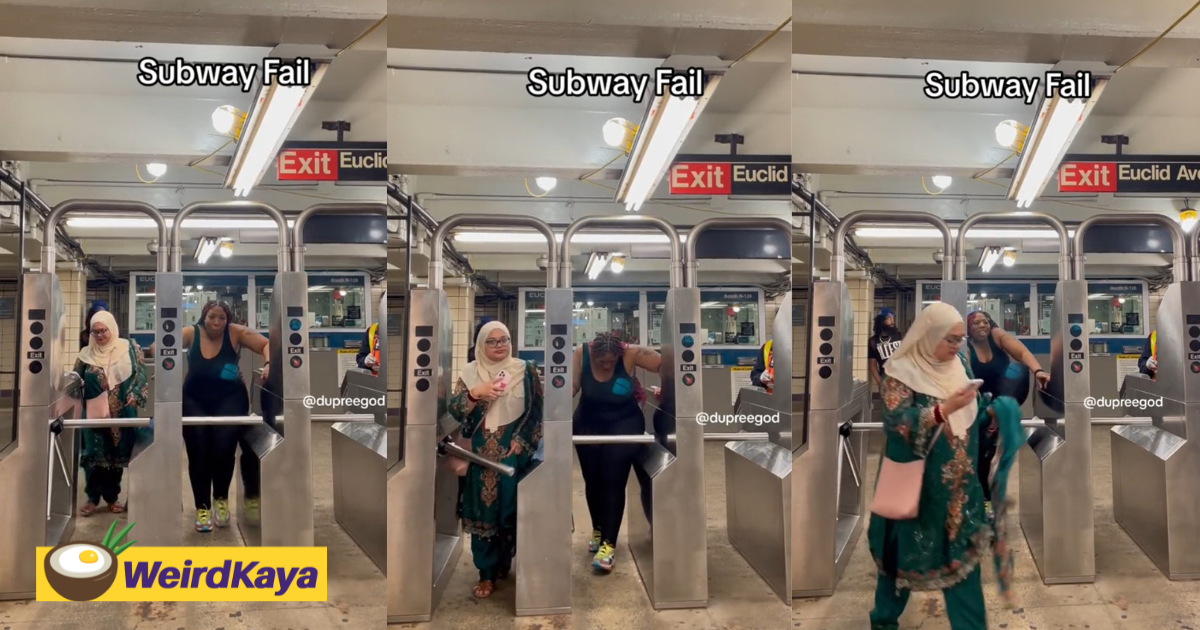 M'sian netizens impressed by akak's calm demeanour at nyc subway | weirdkaya