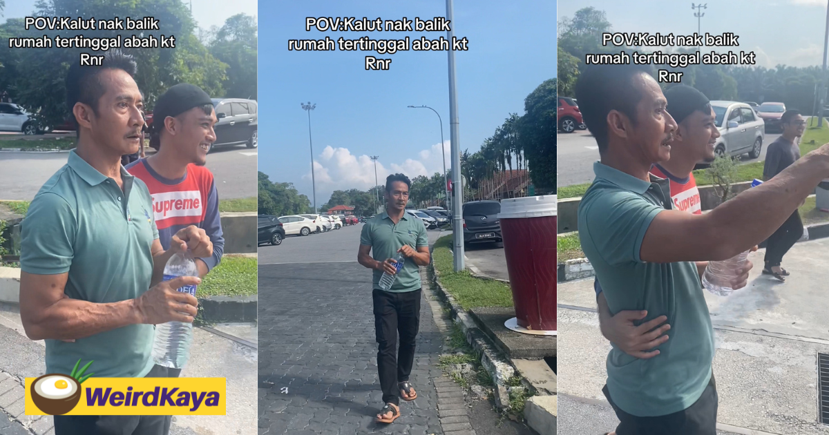 M’sian dad accidentally gets left behind at tapah r&r during raya | weirdkaya