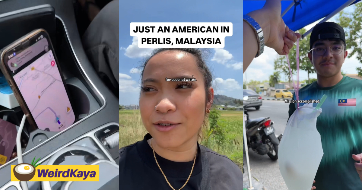M'sian-american woman gets lost in perlis for 3 hours while looking for 'air kelapa' | weirdkaya