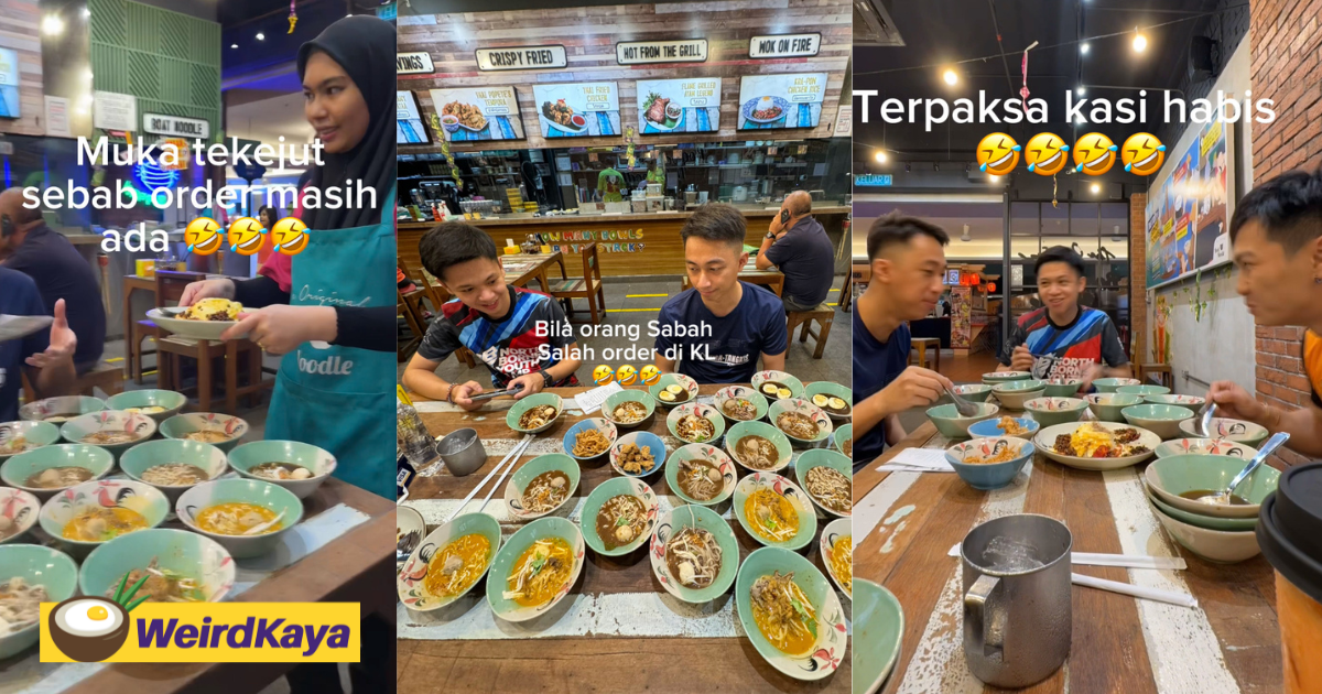 M’sians accidentally order 28 bowls of noodles due to confusing order sheet | weirdkaya