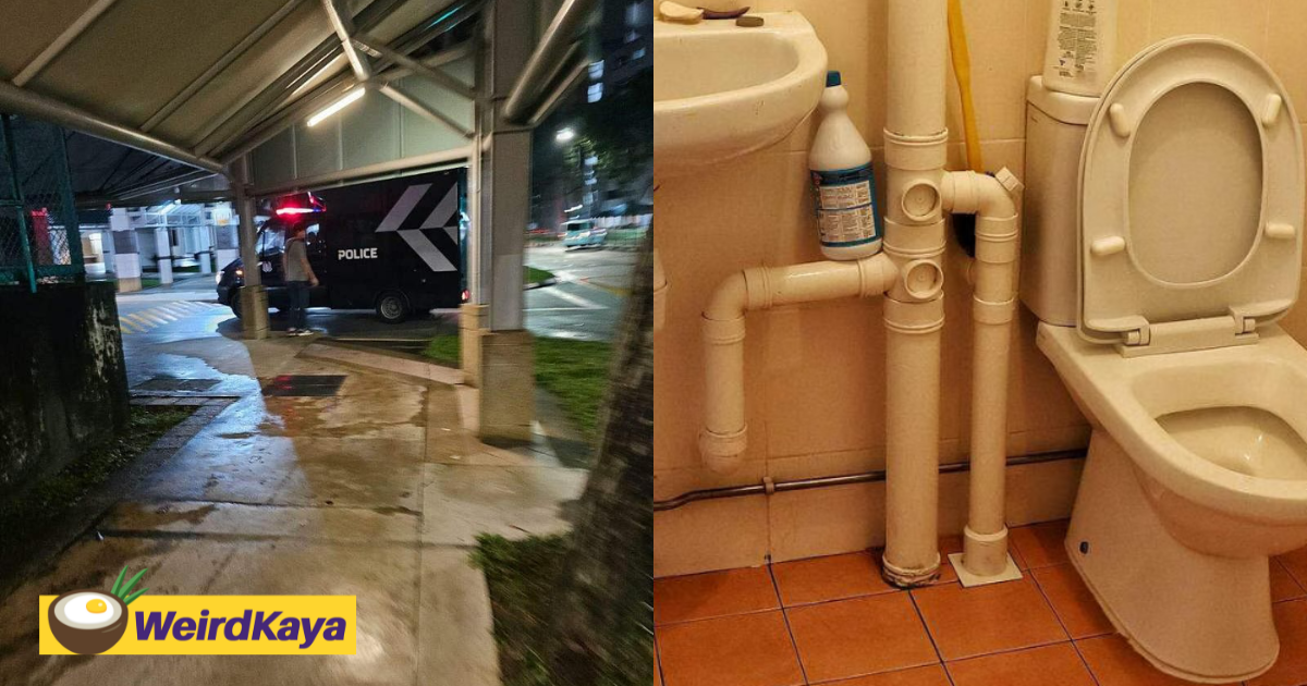 Sg man finds dad's rotting body inside toilet of flat they lived in due to foul stench | weirdkaya