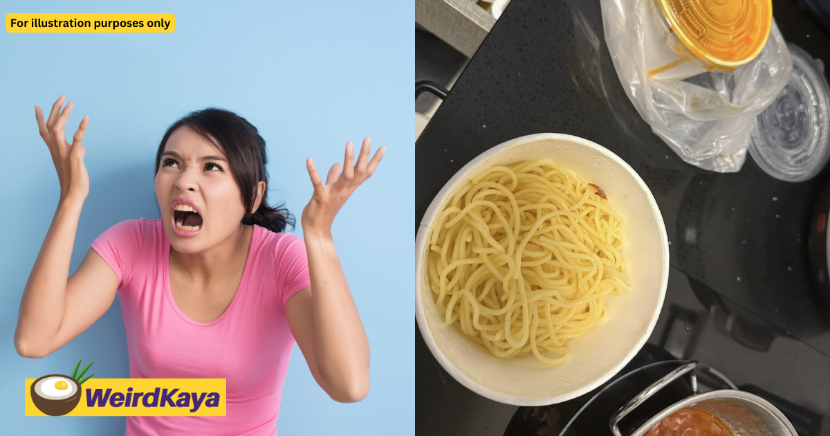 M'sian woman angered by rm20 prawn mee with zero ingredients inside | weirdkaya