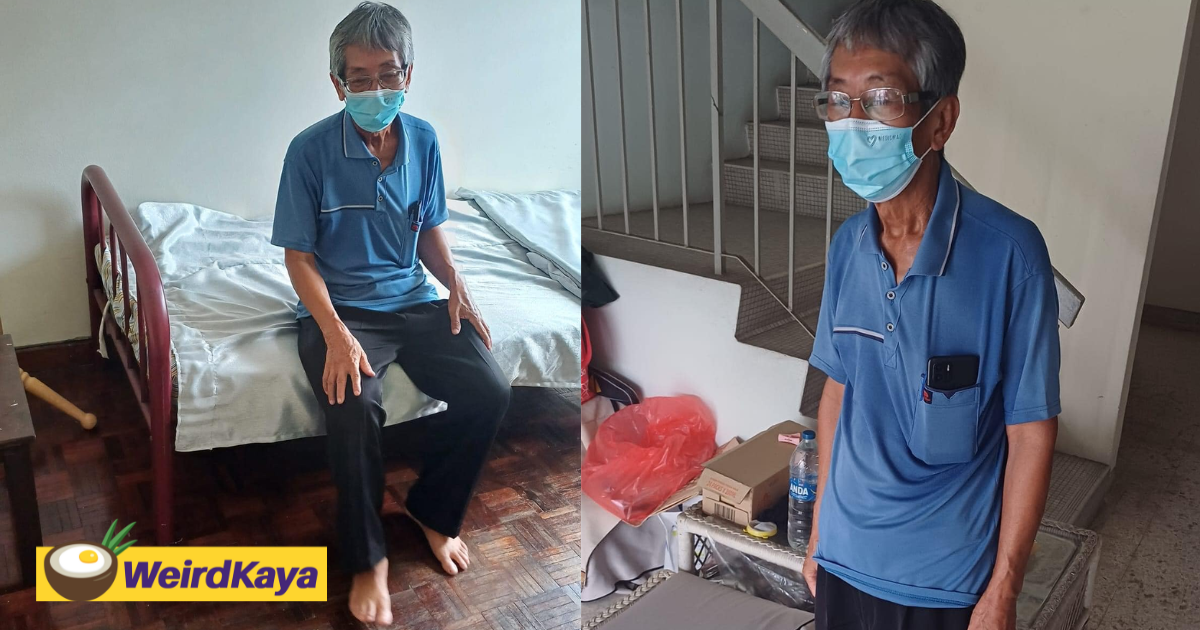 M'sian man who slept at public park for over 1 year finally has a place to stay | weirdkaya