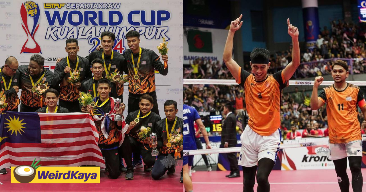 M'sia wins gold medal after beating thailand at sepak takraw world cup | weirdkaya