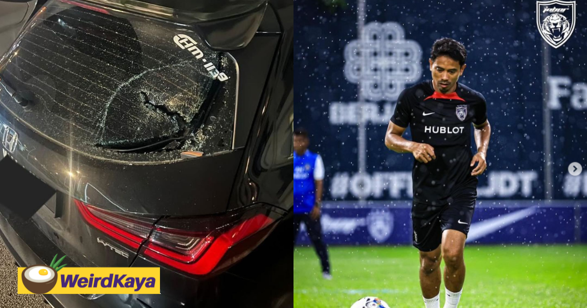 Safiq rahim's car gets smashed with hammer, becomes 3rd footballer to be attacked | weirdkaya