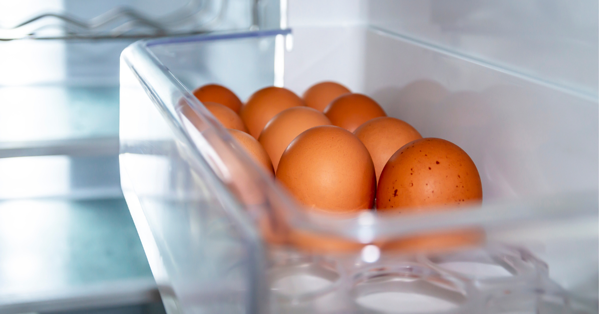 Refrigerate eggs