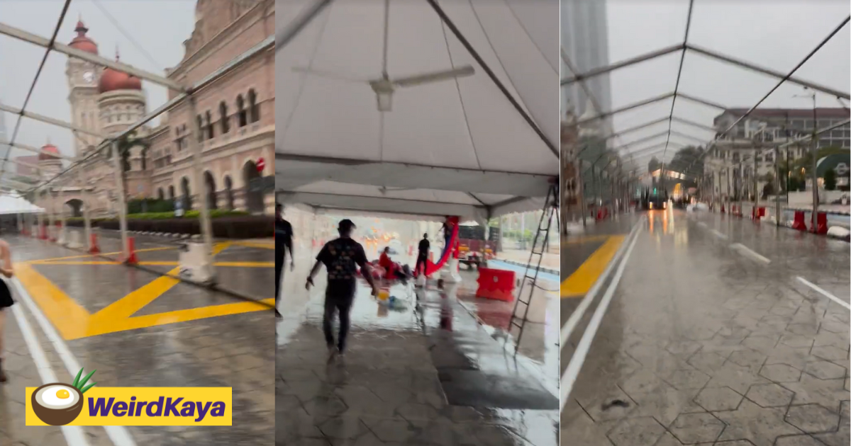 China tourist forced to run in the rain during kl trip, says he'll never visit again | weirdkaya