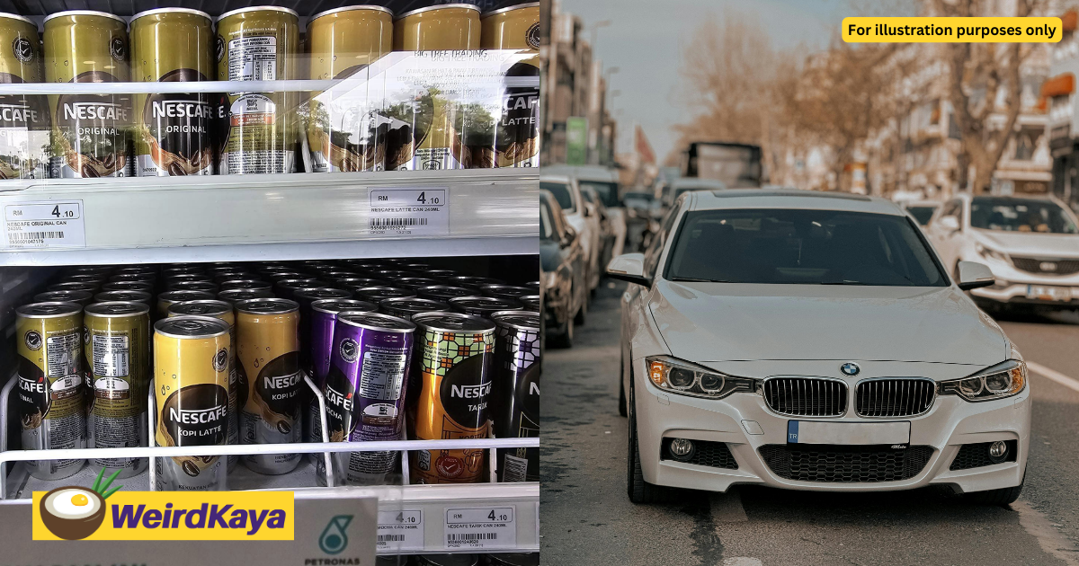 M'sian shocked to see old man complain about rm4 tinned coffee but drives a bmw | weirdkaya