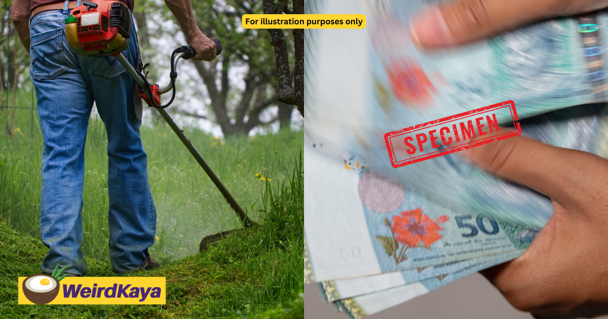 M'sian claims it's possible to earn rm6k a month by cutting grass | weirdkaya