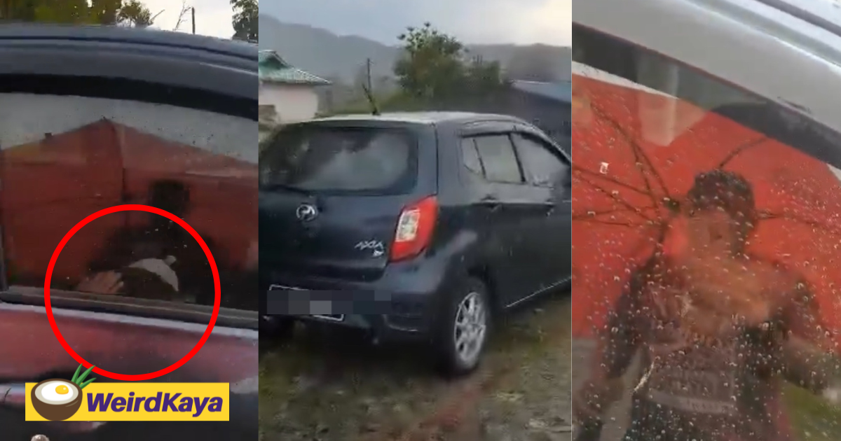 M'sian couple allegedly caught committing indecent act inside perodua axia near mosque | weirdkaya