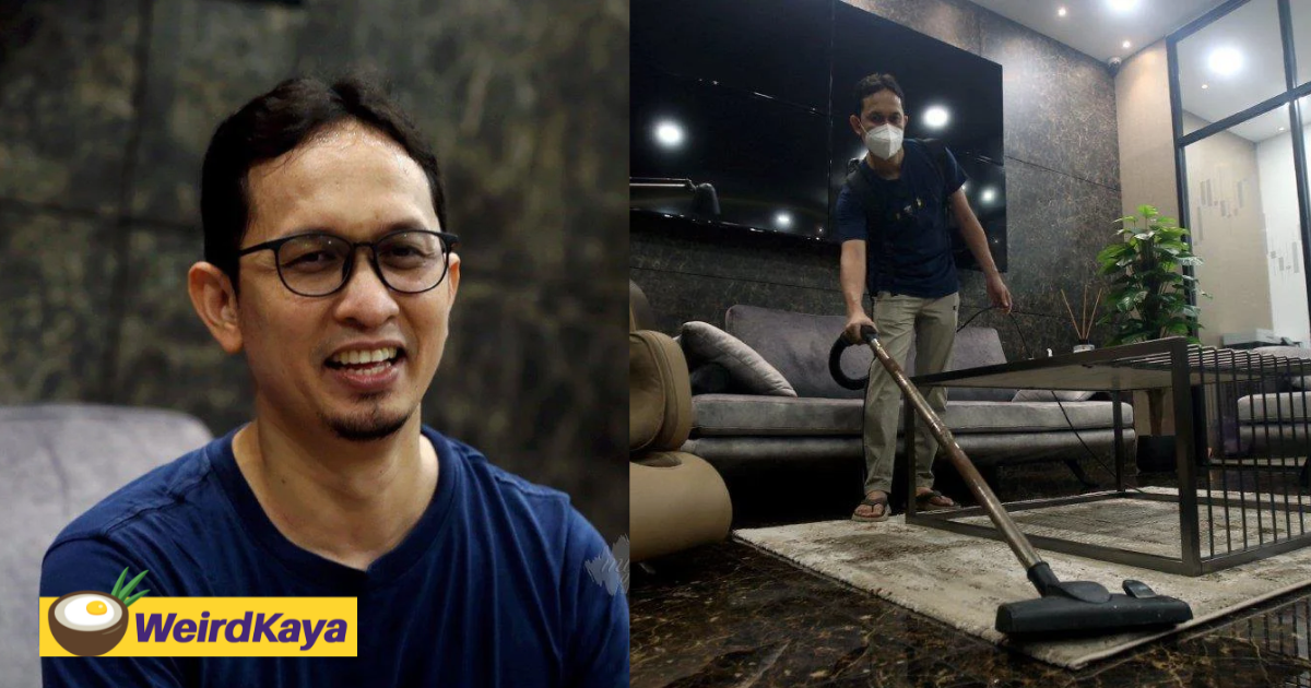 38yo m'sian engineer works as part-time cleaner, says he's not ashamed of the job | weirdkaya