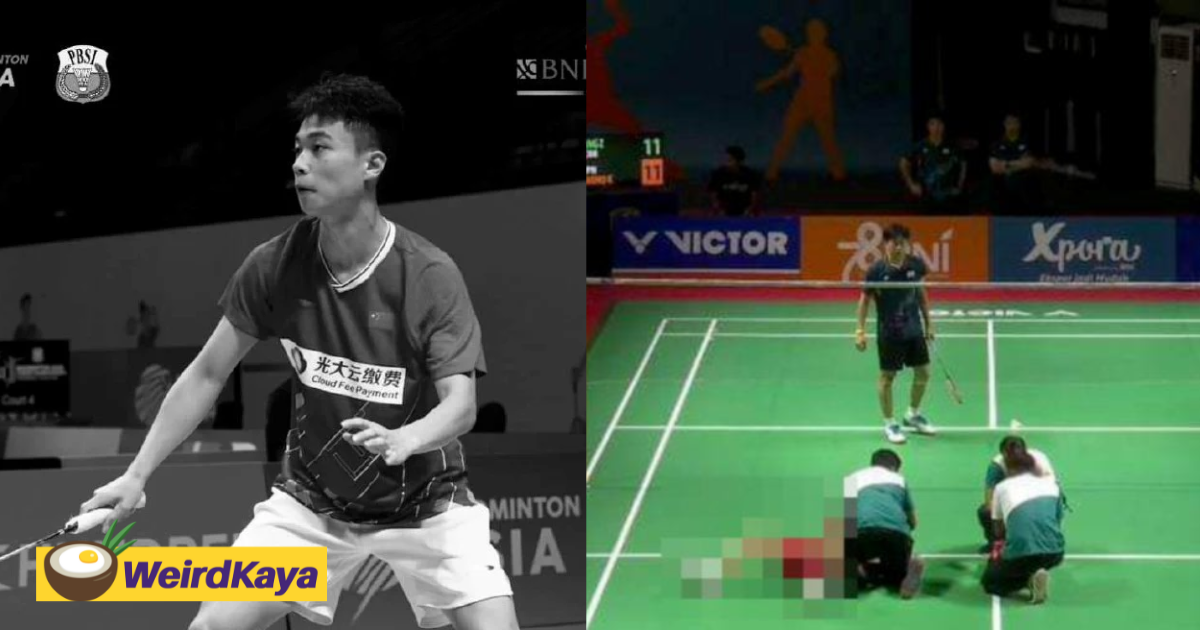 17yo china player collapses and dies during badminton match | weirdkaya