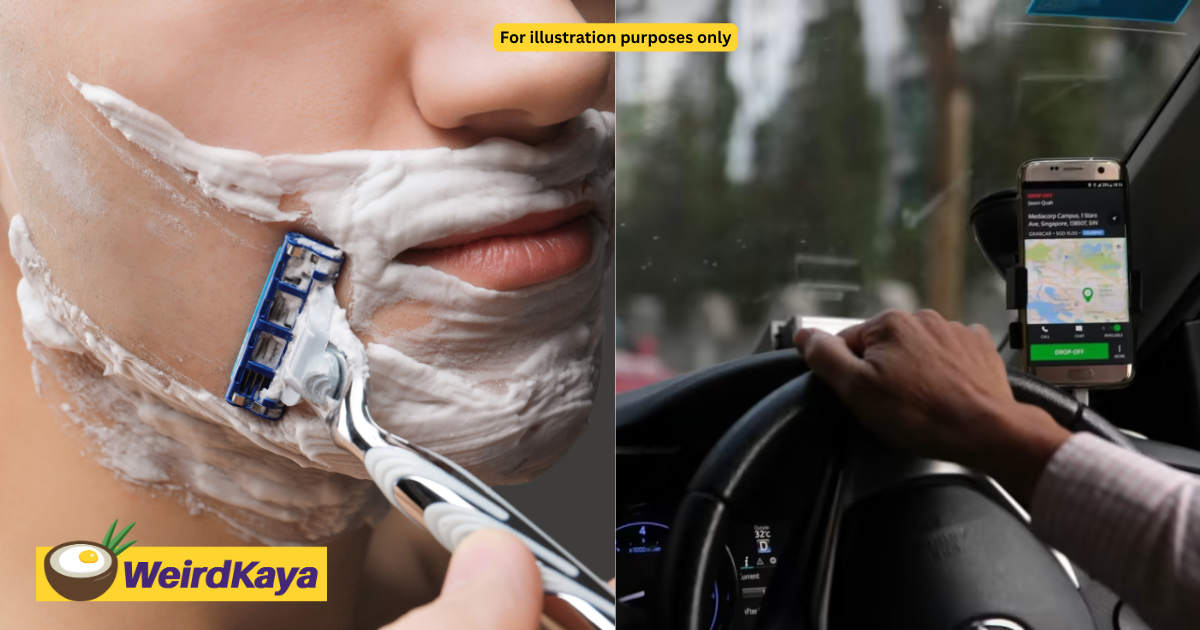 M'sian e-hailing driver offered rm50 from passenger to visit his house & shave his beard | weirdkaya