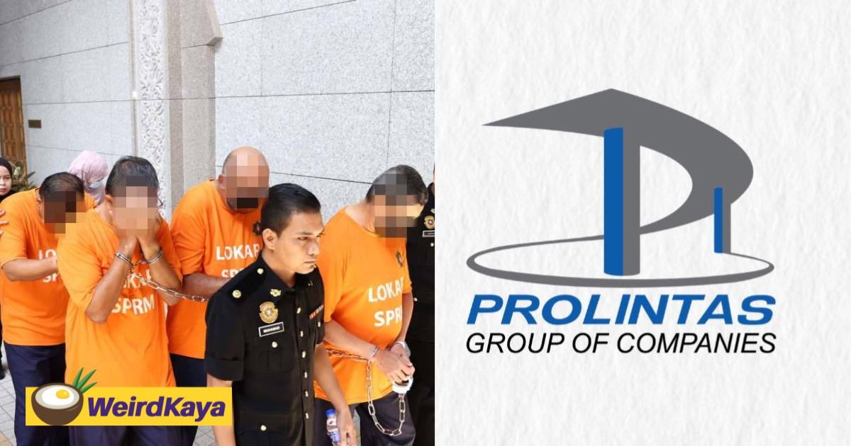 Prolintas ceo and top execs arrested for allegedly accepting rm1. 6 billion bribe | weirdkaya