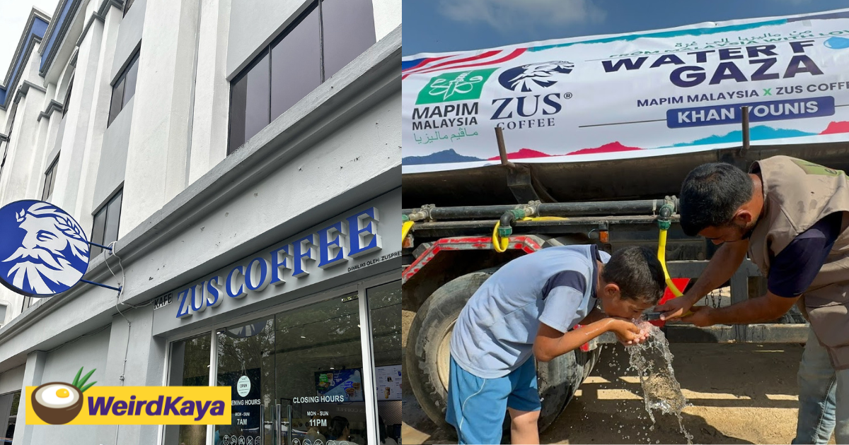 Zus coffee partners with mapim to deliver clean water and food supplies to gaza | weirdkaya