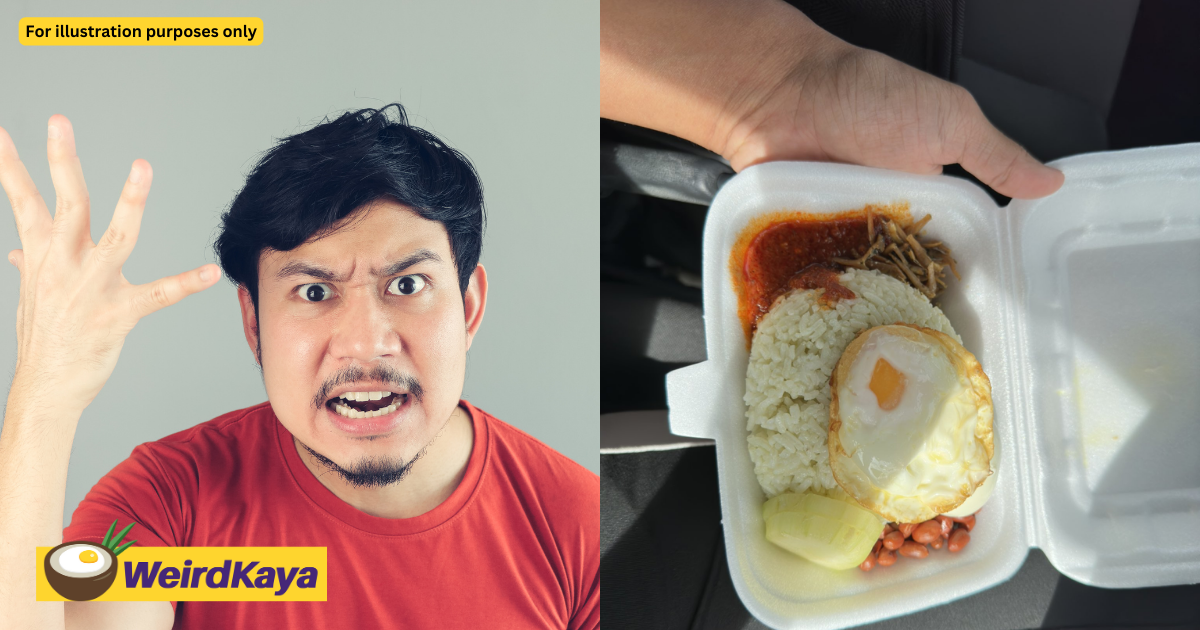 'ridiculous! ' — m'sian man angered by rm8 nasi lemak he bought from a stall in sabah | weirdkaya