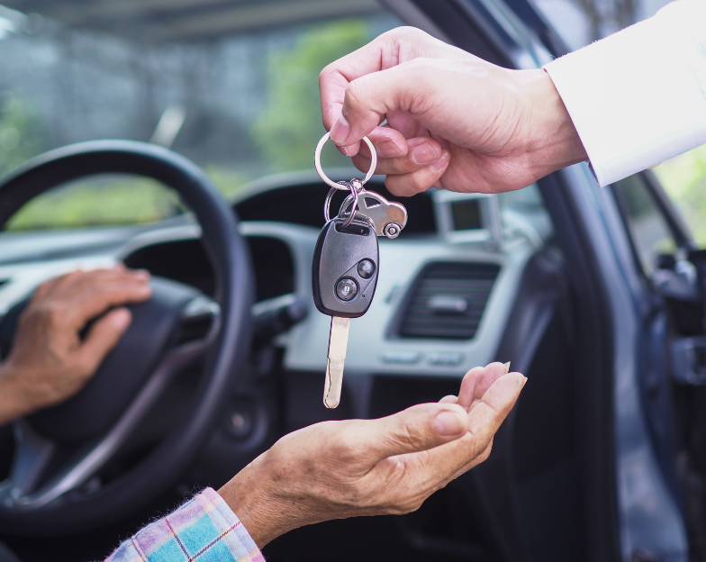 Car key handed in