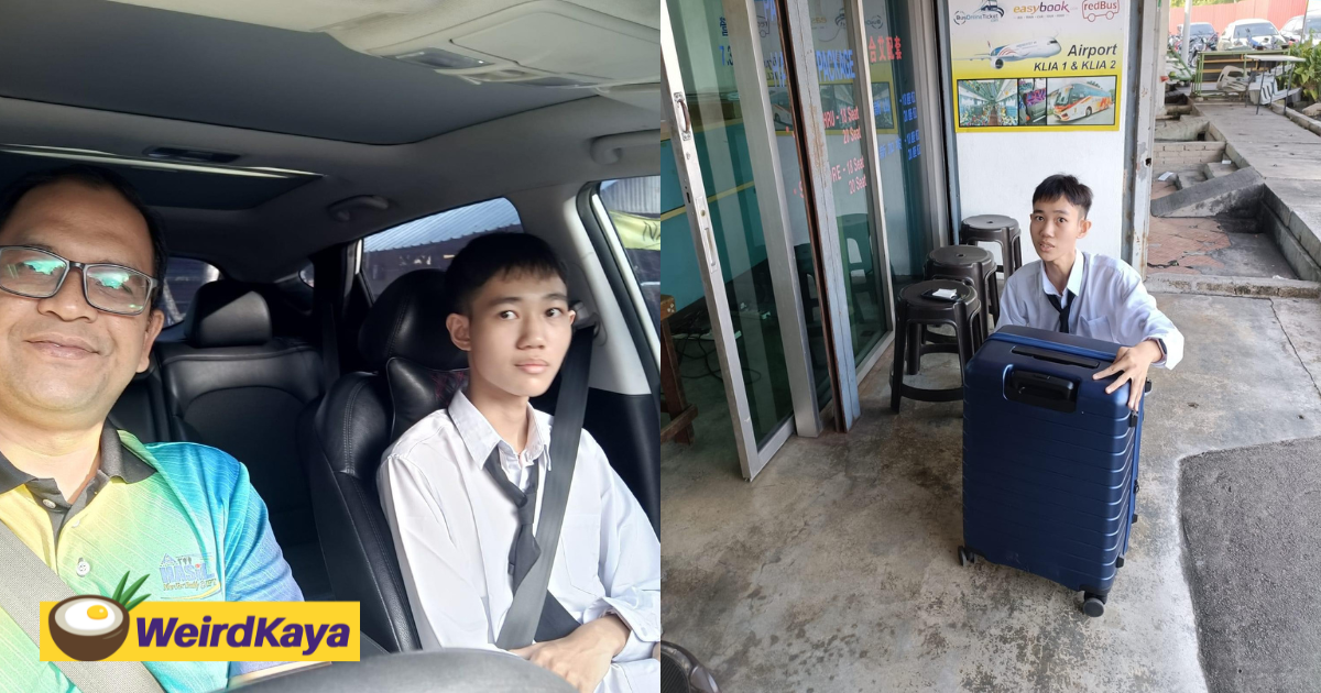 M'sian lecturer helps student who lost his bag after travelling to penang from johor for college | weirdkaya