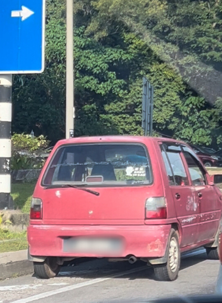 Kancil stranded in seremban traffic - august 2024