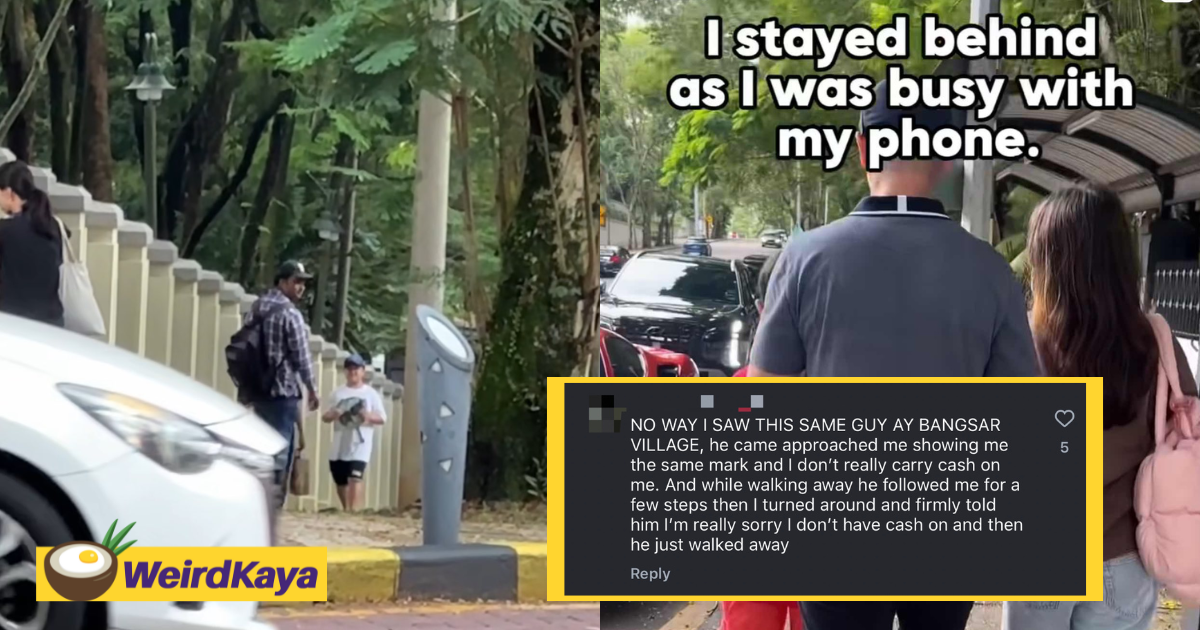 'i'm afraid for my kids' - m'sian woman spots man acting strangely at mont kiara | weirdkaya