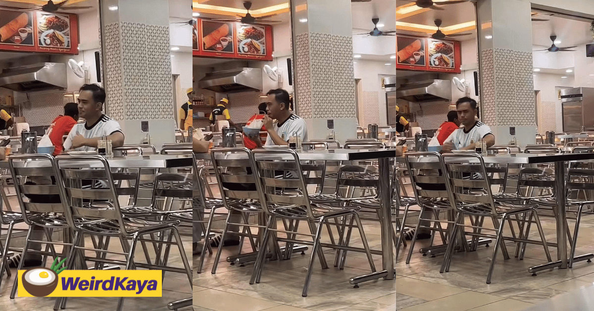 M'sian man grooves to tamil song at mamak stall, become online celebrity | weirdkaya