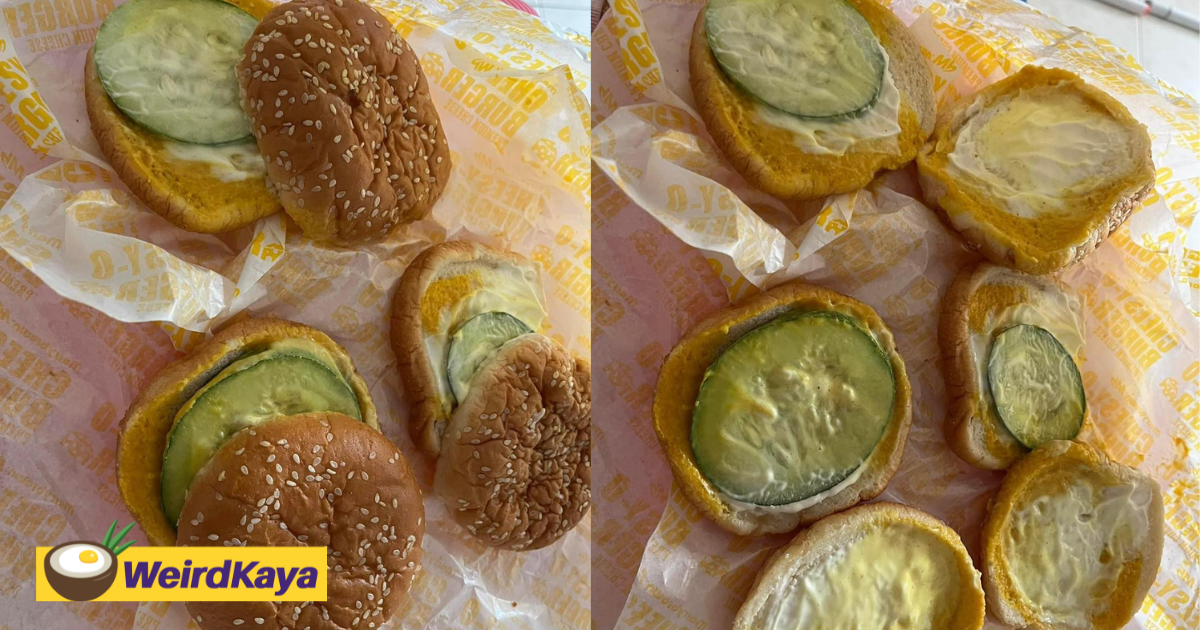 'Where's The Meat?!' — M'sian Woman Upset By Burgers Which Only Had Cucumbers Inside