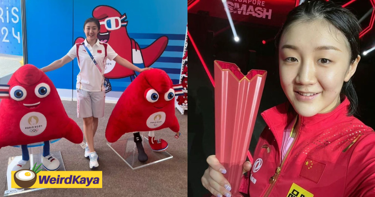 Table tennis olympic gold medalist from china receives rm2. 32mil & 6kg of gold | weirdkaya