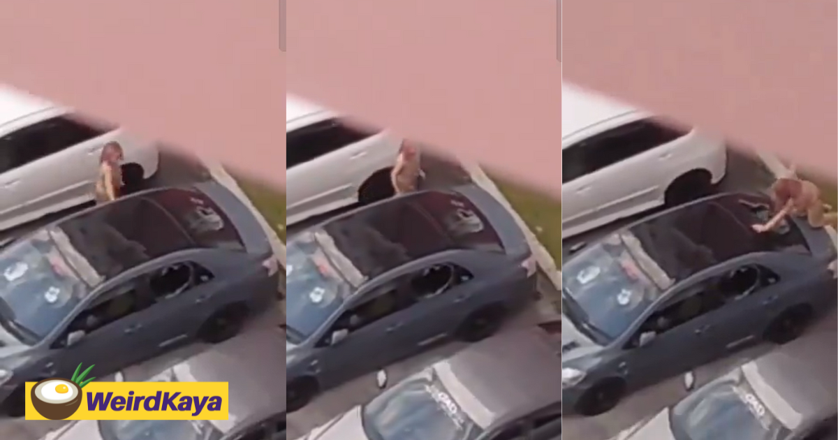 M'sian woman smashes car windows with bare hands after she was allegedly cheated on | weirdkaya