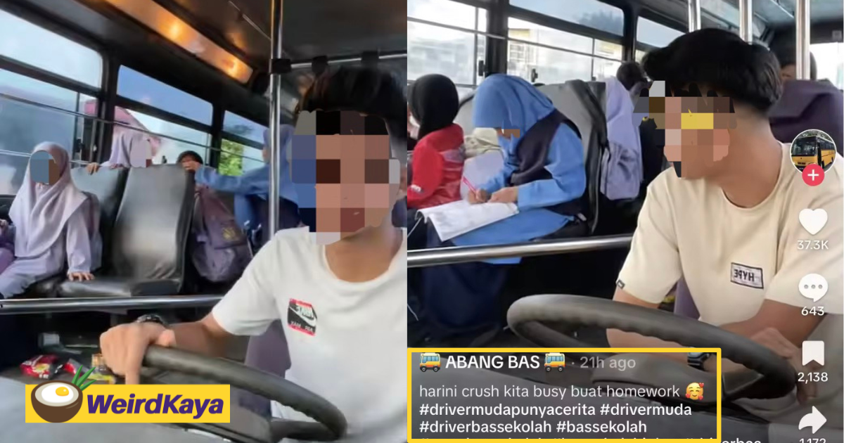 M'sian Bus Driver Posts Clips Of Him Calling Schoolgirls His 'Crush', Outrages Many