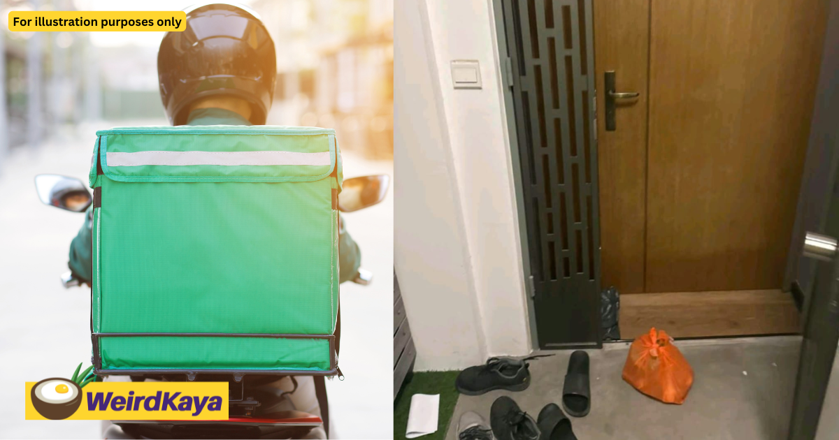 'i'm human, not an animal' — sg man slams delivery rider for putting food on the floor | weirdkaya