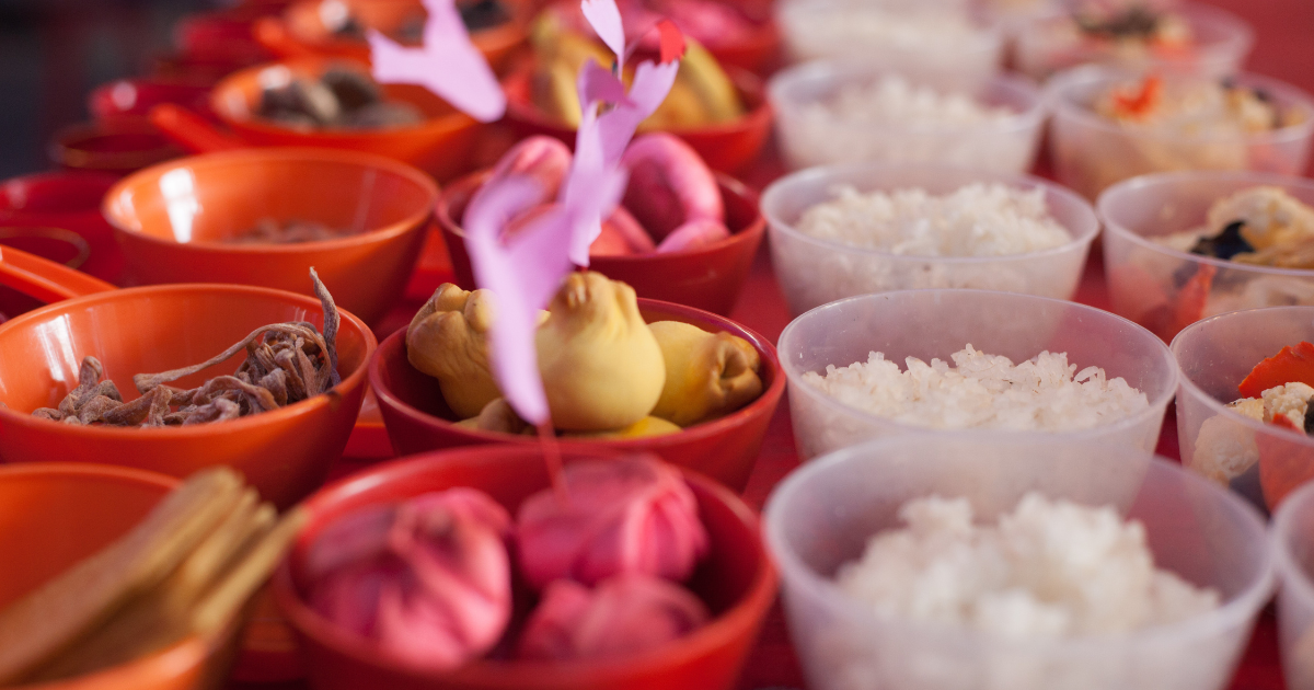 Hungry ghosts offerings