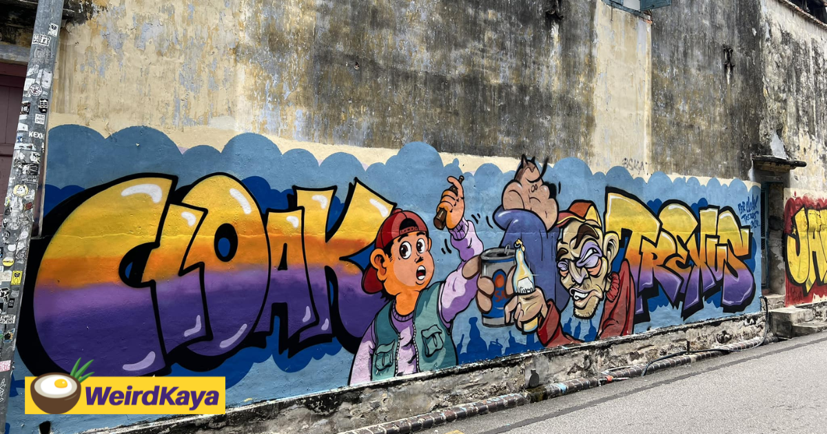 Penang graffiti art gets slammed as 'rubbish', sparks debate among netizens | weirdkaya