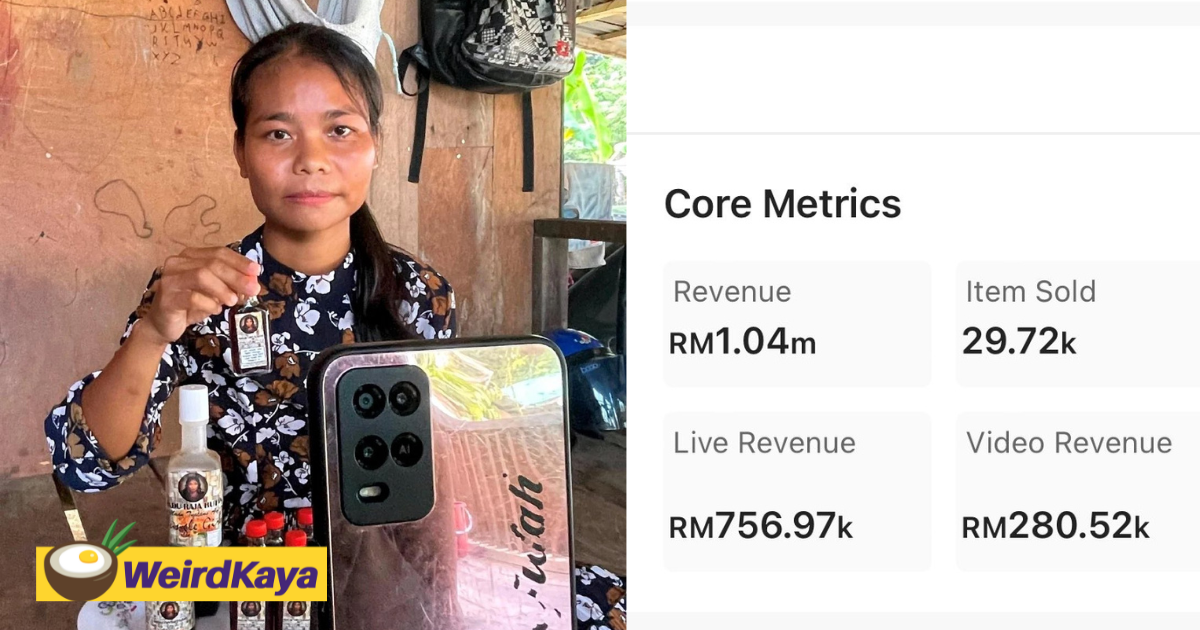 Orang asli woman earns rm1mil in a week selling herbal oil on tiktok | weirdkaya