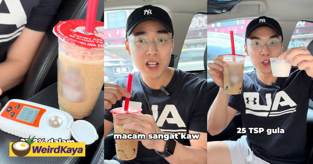 M'sian man claims popular dessert chain’s coffee drink contains 25 teaspoons of sugar | weirdkaya