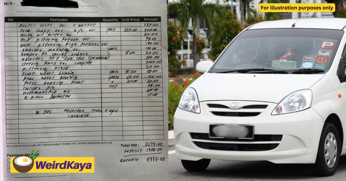 M'sian woman says she feels cheated by rm6. 2k bill to fix her viva's steering wheel | weirdkaya