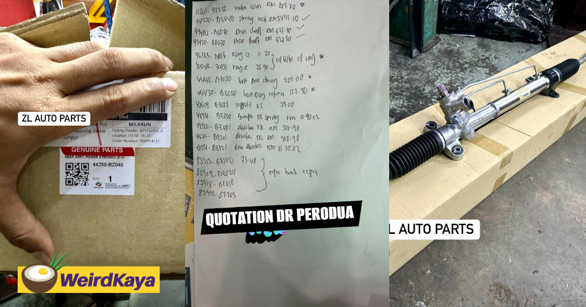 M'sian mechanic defends rm3. 2k viva steering rack price, says it's due to limited stock | weirdkaya