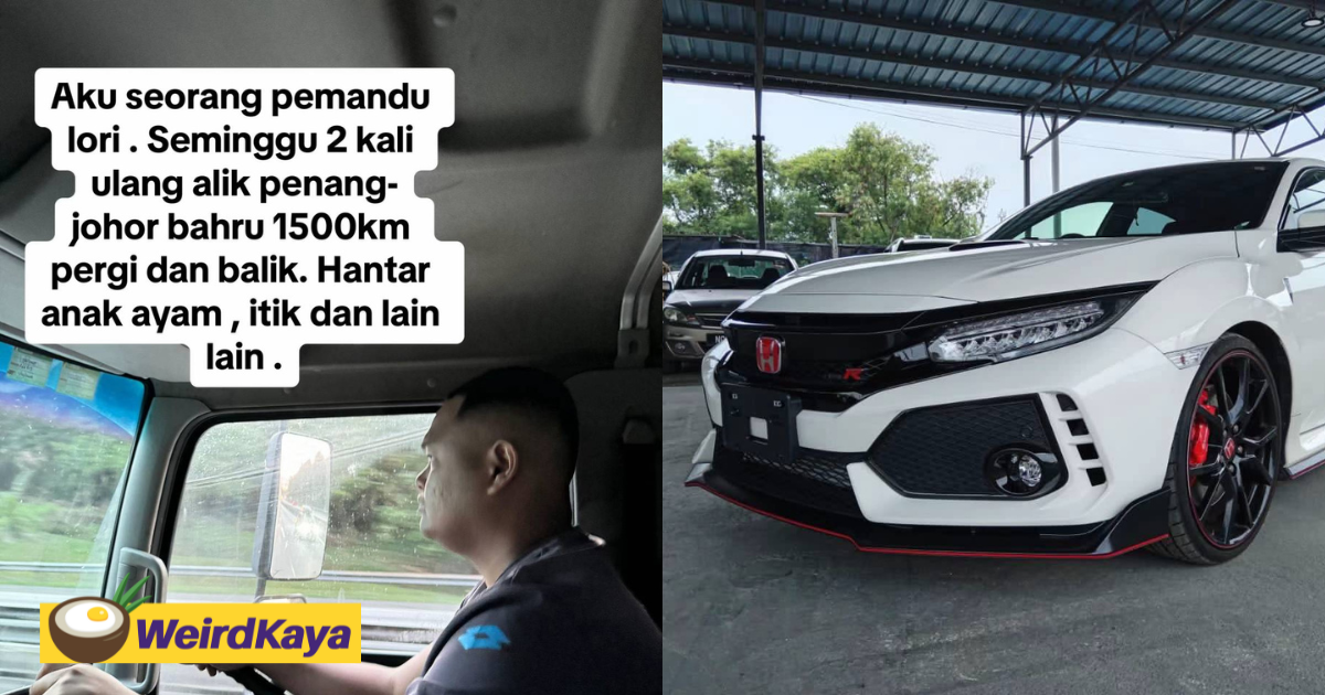 'Hard To Believe I Could Afford This' - M'sian Lorry Driver Buys Honda Civic After Years Of Hard Work