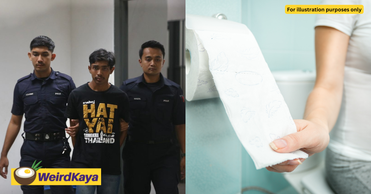 23yo m'sian jailed 1 year for filming woman pooping inside toilet | weirdkaya