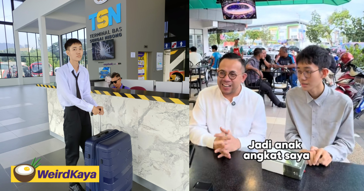 M'sian minister adopts student who lost luggage in penang as his son | weirdkaya