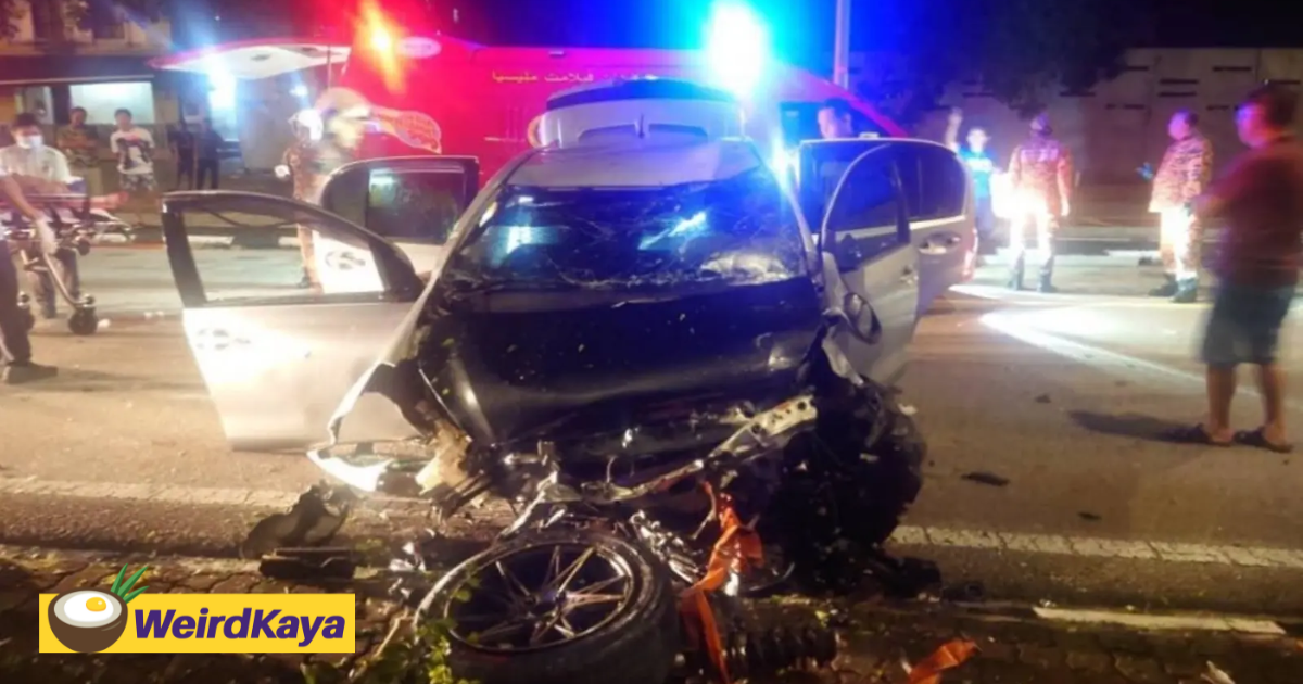 M'sian man survives after myvi falls 30m from flyover in melaka | weirdkaya