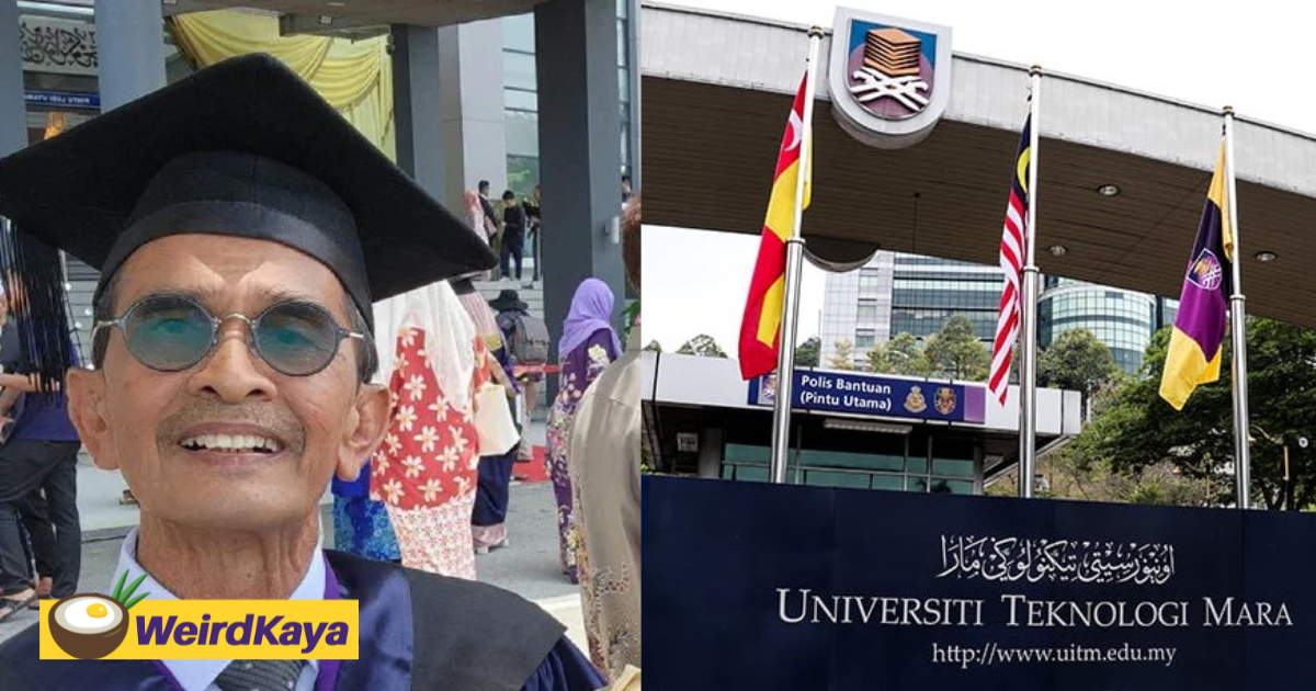 77yo M'sian Man Graduates With Law Degree From UiTM, Says Age Isn't A Barrier