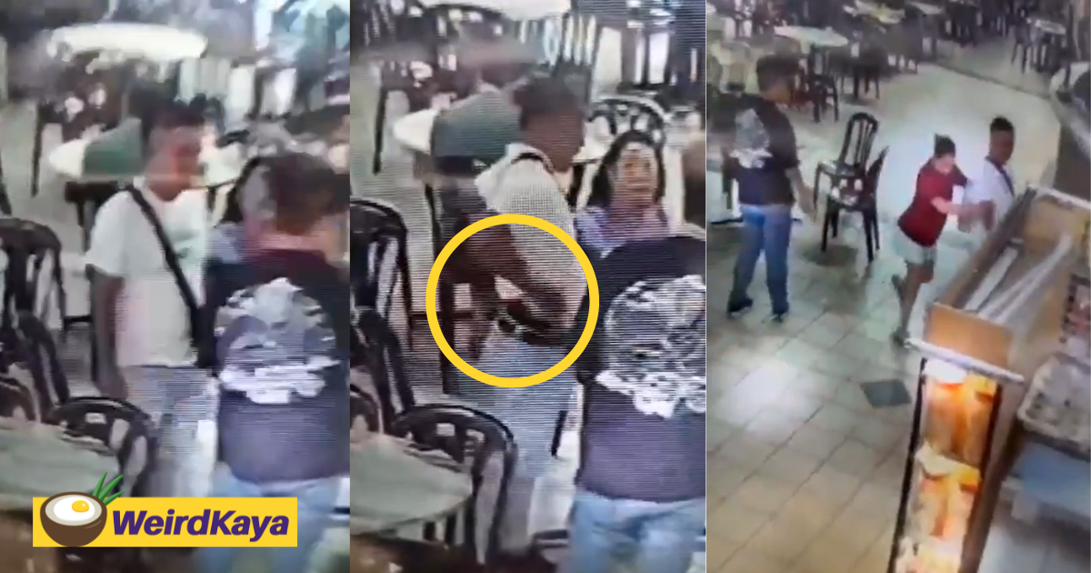 'i'm untouchable! ' — m'sian man pulls out gun at puchong food court after being told not to smoke | weirdkaya