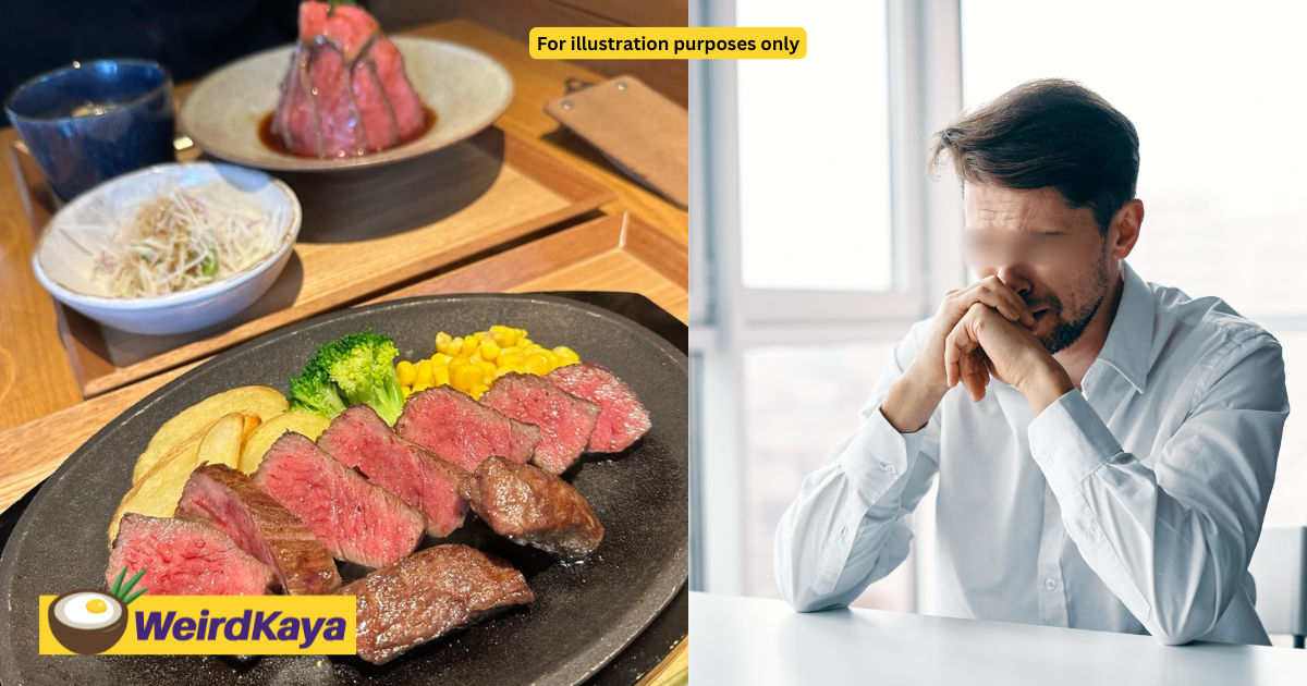 M'sian man stuck with rm3,000 bill after colleagues order wagyu to celebrate his job promotion | weirdkaya