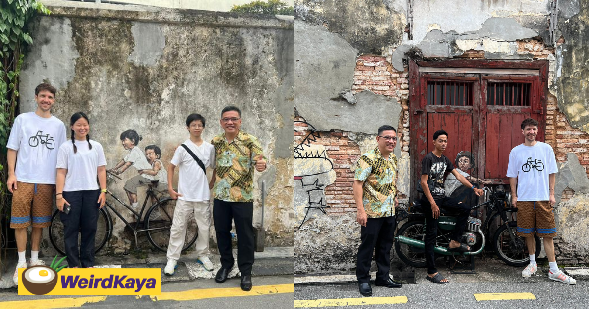 Here's how the faces behind penang's iconic street murals look like after 12 years | weirdkaya