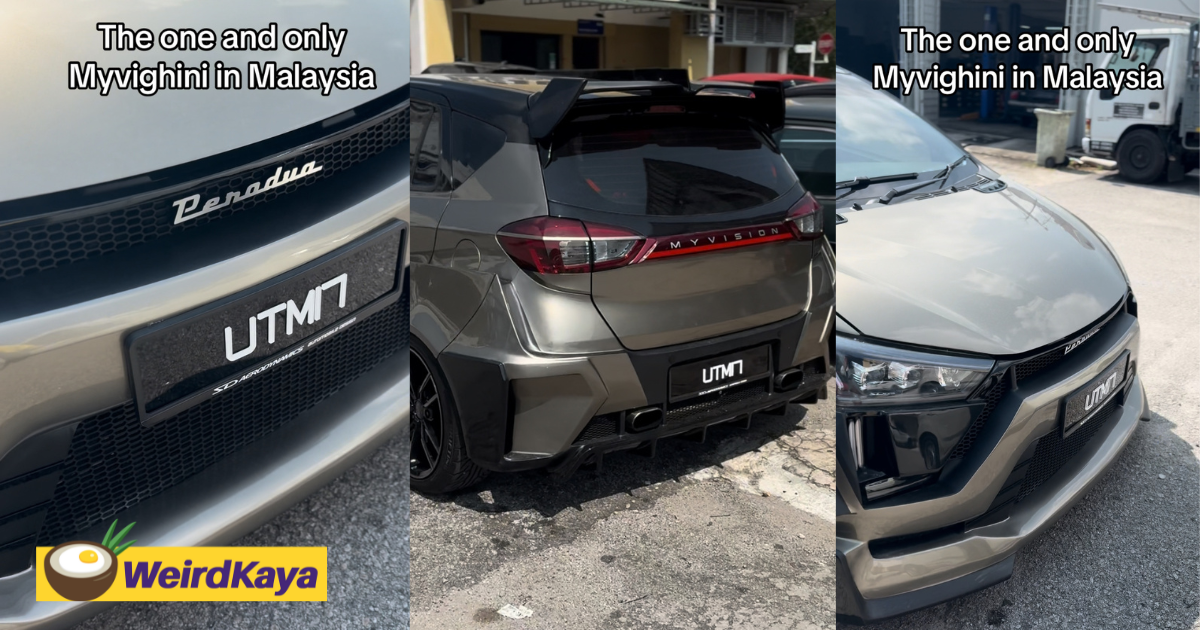 M’sian car enthusiast shows off ‘myvighini,’ a one-of-a-kind myvi that left netizens stunned | weirdkaya