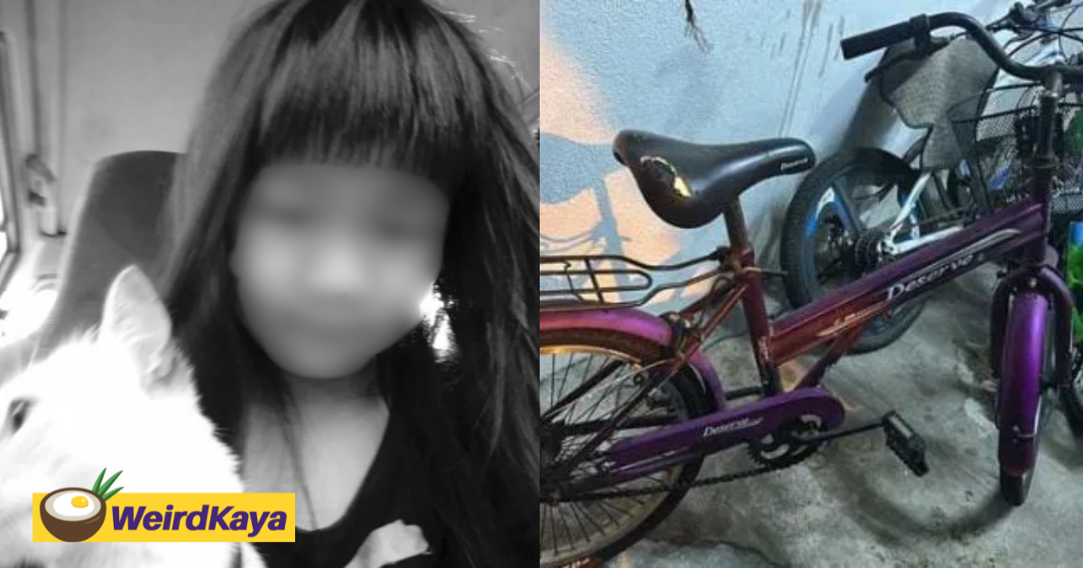 10yo m'sian girl falls off bicycle & suffers coma, passes away 1 week later | weirdkaya