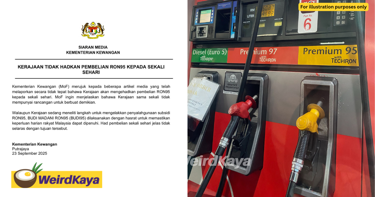 msians refuel RON95 daily, capped 300 litres monthly link preview