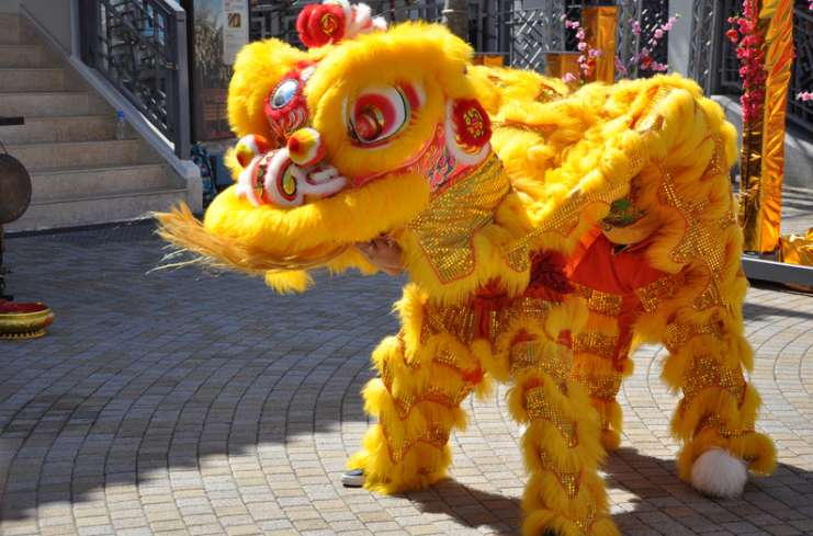 Lion dance