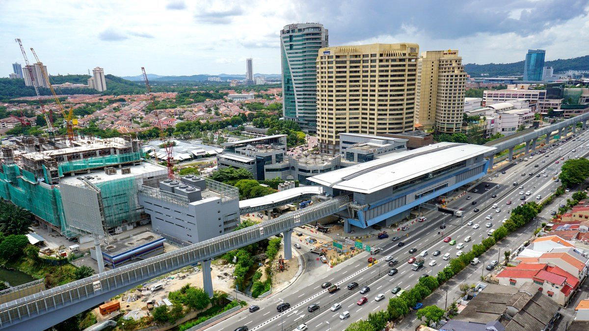 Bandar utama surrounding